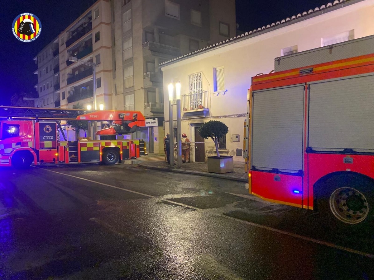 incendio de una planta baja en Alaquàs